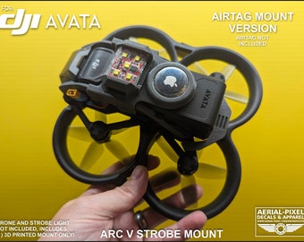 DJI AVATA Clip-on Strobe Mount for Firehouse Technology ARC