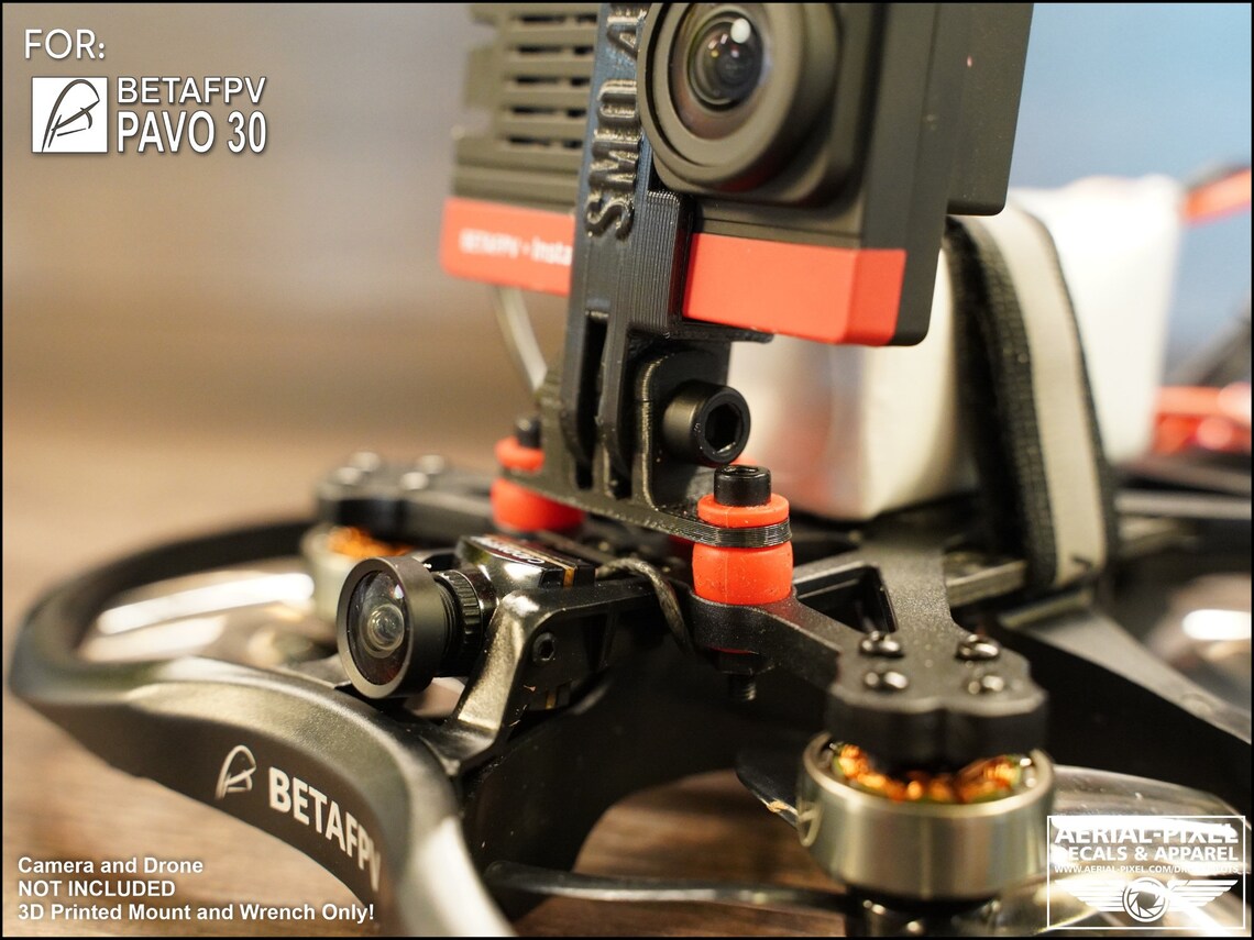 Betafpv PAVO 30 Gopro Mount / Action Camera Mount and Hardware Etsy