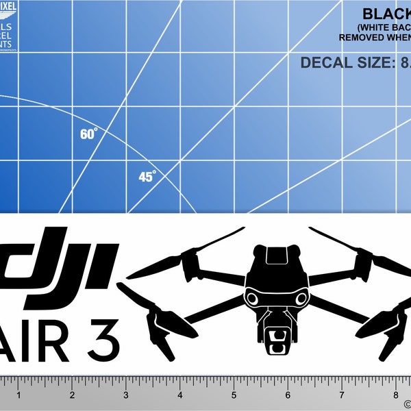 DJI Air 3 Case & Vehicle Decal Drone Sticker