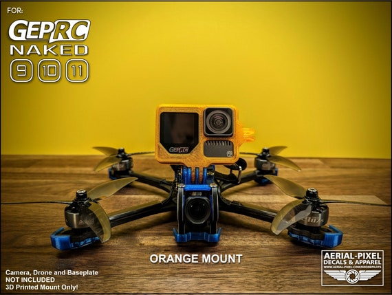 GEPRC Naked Camera Mount GP9 GP10 GP11 Full Size Gopro Mount GEPRC Naked Camera Mount GP9 GP10 GP11 Full Size Gopro Mount