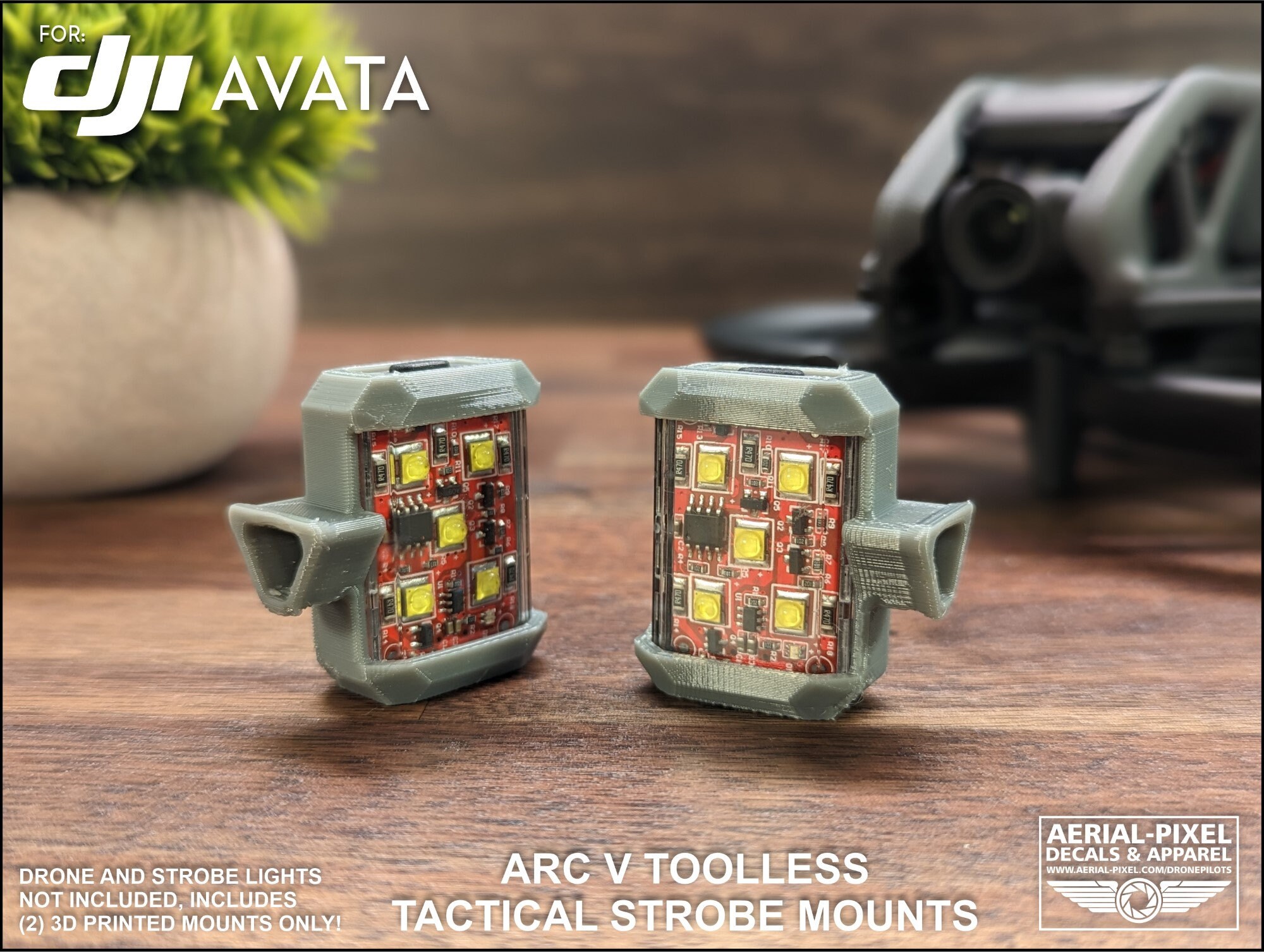 DJI AVATA Tactical Lighting Strobe Mounts for Firehouse Etsy India