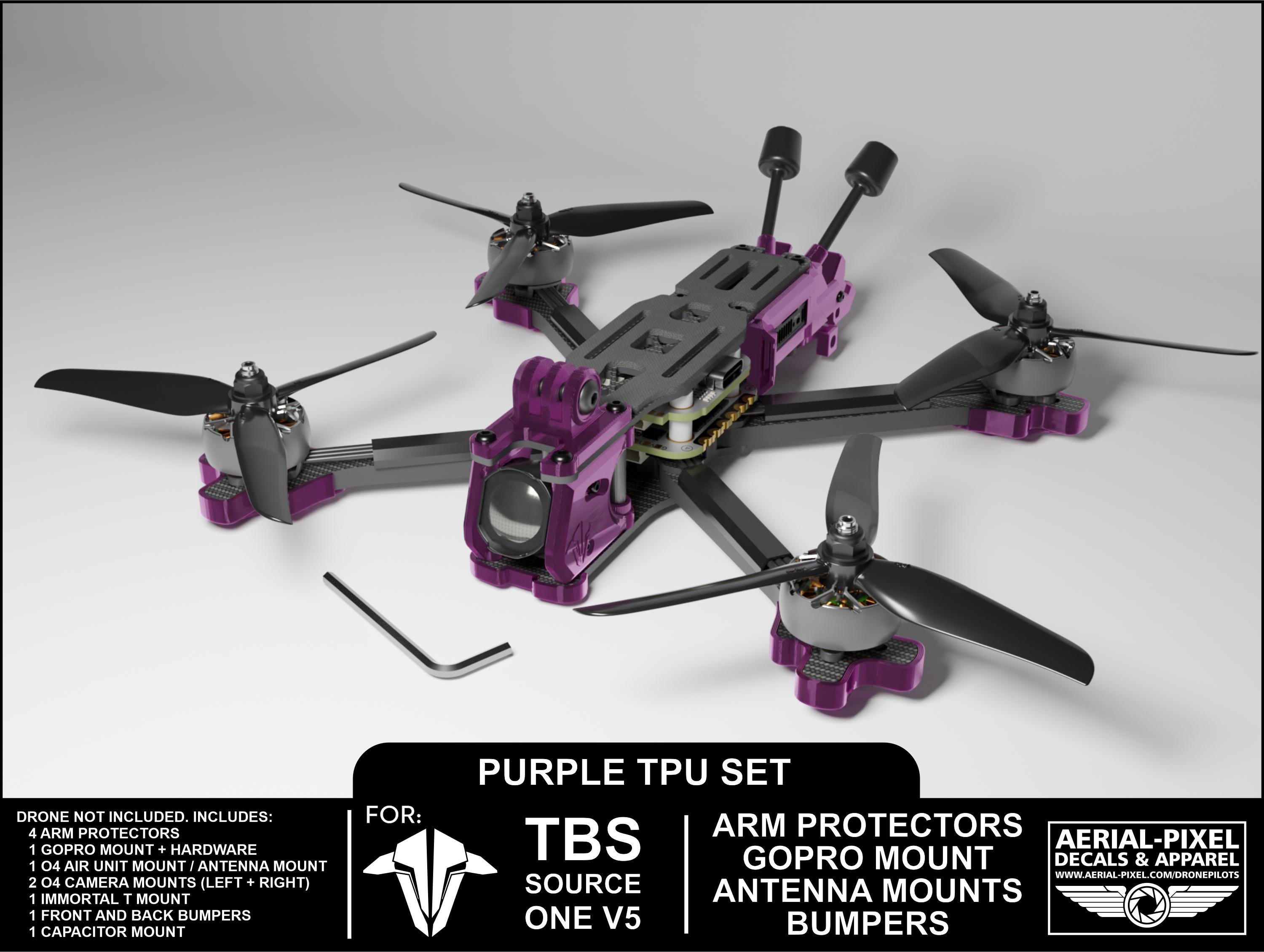 TBS Source One V5 DJI O4 Pro Conversion TPU Set - Choose From 10