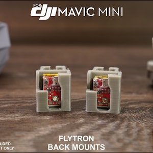 DJI Mavic Mini / Mini 2 Strobe Light Mount for Flytron Strobon Cree and Firehouse Technology Dual