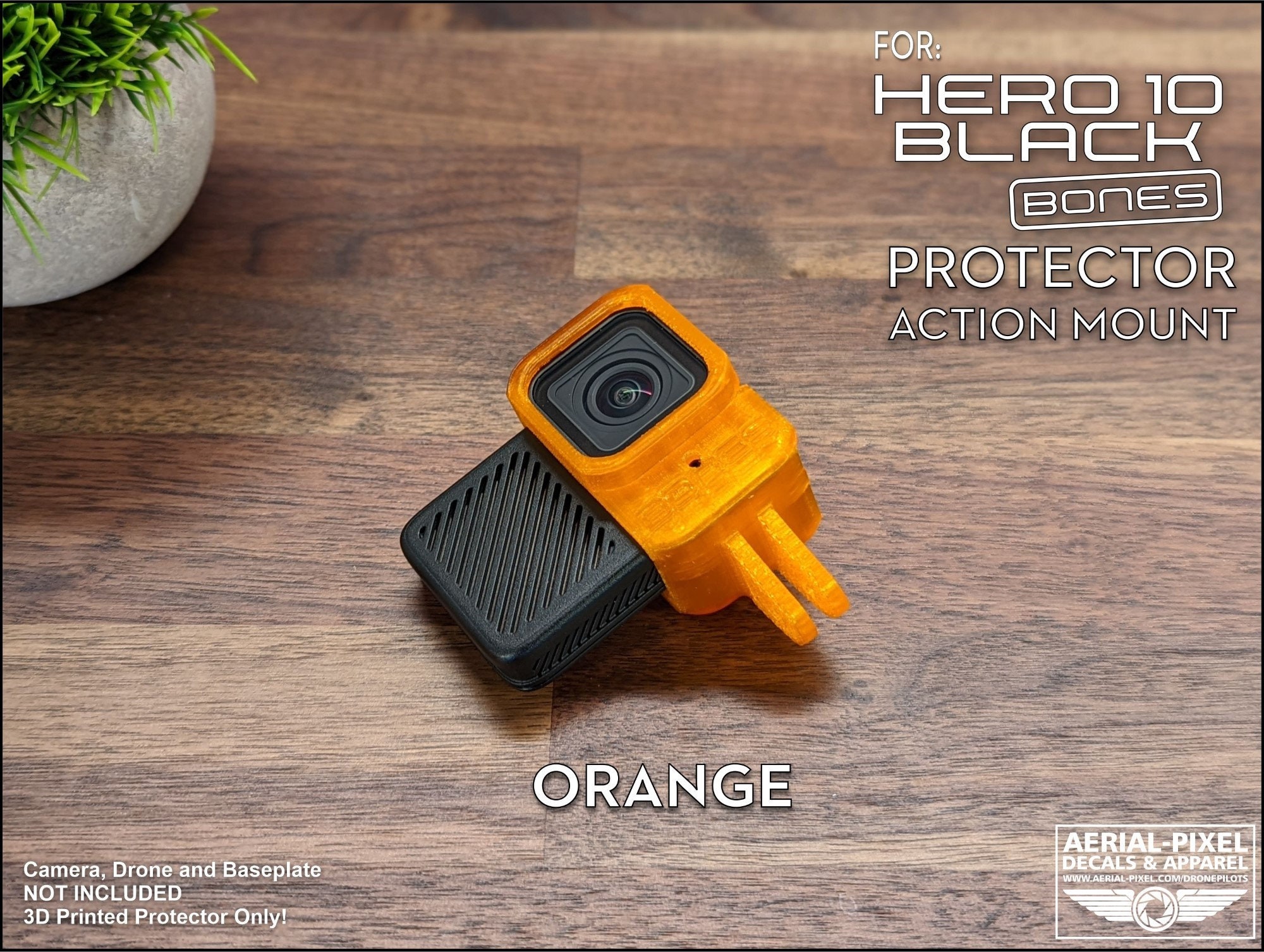 Gopro Hero 10 Black Bones TPU Protector Mount 3D Printed 8 Colors Available  