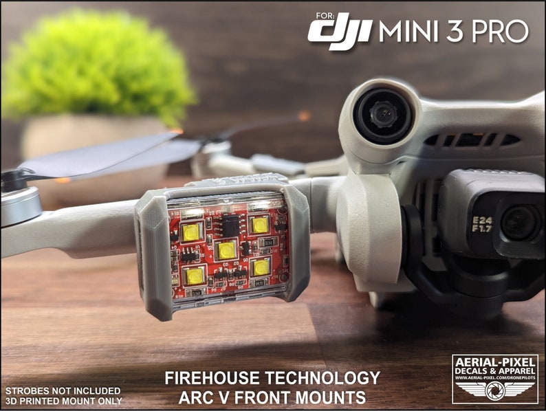 DJI Mini 3 Pro Strobe Light Mounts for Firehouse Technology Etsy Norway