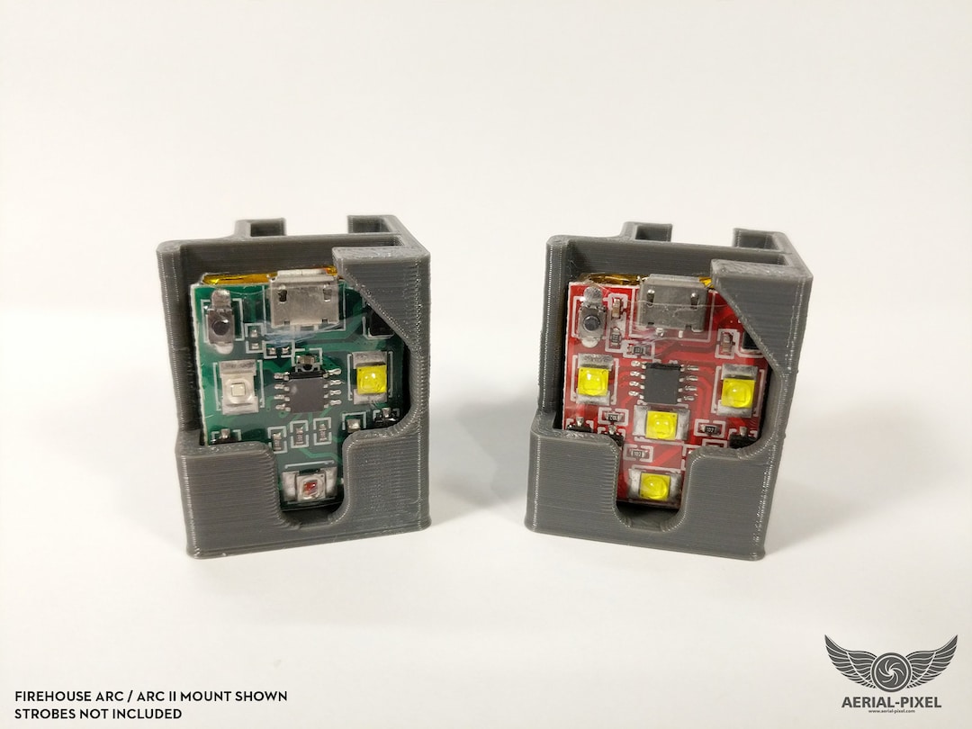 Firehouse Technologies ARC and ARC 2 LED Strobe Light Mounts for Mavic ...