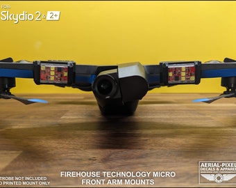 Skydio 2 and 2+ LED Strobe Light Mount for Firehouse Technology Micro (Strobe Lights Not Included)