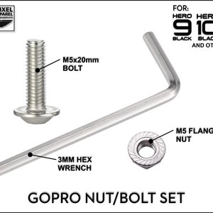 GoPro Mount Replacement Hardware Set