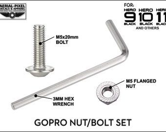 GoPro Mount Replacement Hardware Set