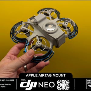 DJI Neo Clip-On Apple AirTag Mount (AirTag Not Included)