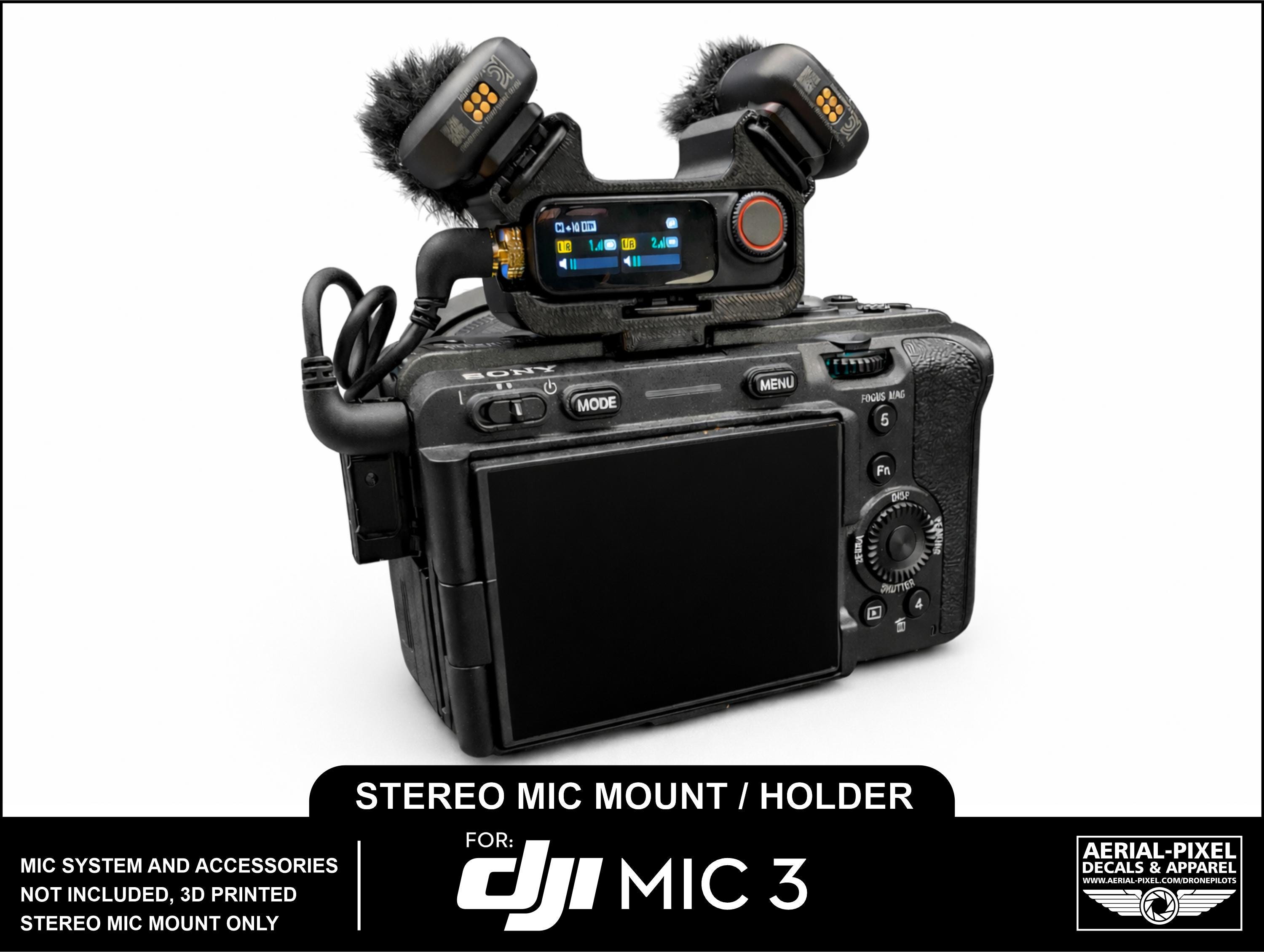 DJI Mic 3 および Mic 2 ステレオマイク用コールドシューマウント