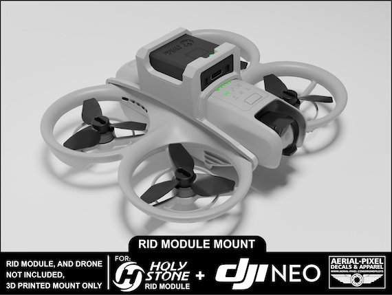 DJI Neo Holy Stone Remote ID Mount (module Not Included) - Etsy