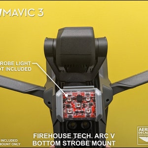 DJI Mavic 3 Series (Standard, Pro and Classic) Firehouse Technology ARC V Bottom Strobe Light Mount