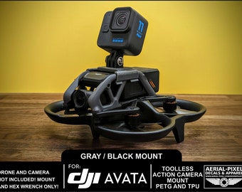 DJI AVATA Toolless GoPro Action Camera Mount Choose From 8 Colors or Custom!