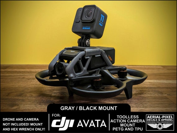 DJI AVATA Toolless Gopro Action Camera Mount Choose From 8 Colors