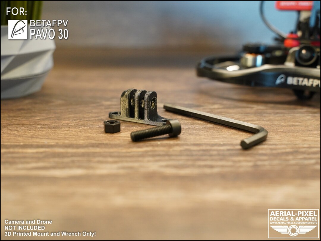 Betafpv PAVO 30 Gopro Mount / Action Camera Mount and Hardware Pavo30