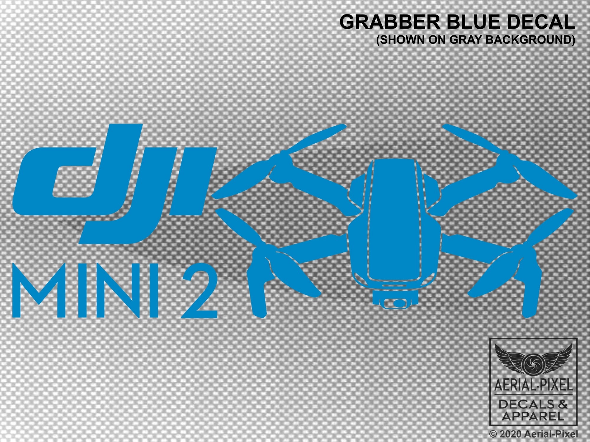 PGYTech Skin Adesiva Per DJI Mavic Pro / Zoom - Blu Mimetico, Effetto Pelle