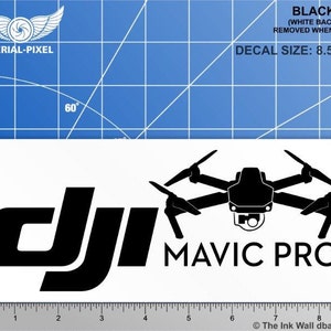 DJI Mavic Pro Case & Vehicle Decal Sticker Quadcopter UAV Drone image 4