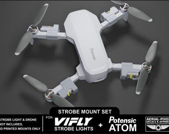 Potensic Atom Series Strobe Light Mounts for Vifly and Vifly Platinum Strobe Lights (Strobe Lights Not Included)