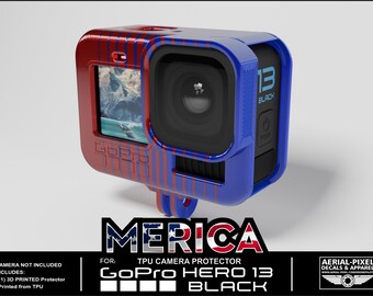 GoPro Hero 13 Protector and GoPro Mount - 2 Color - Pick From 10 Different Color Choices