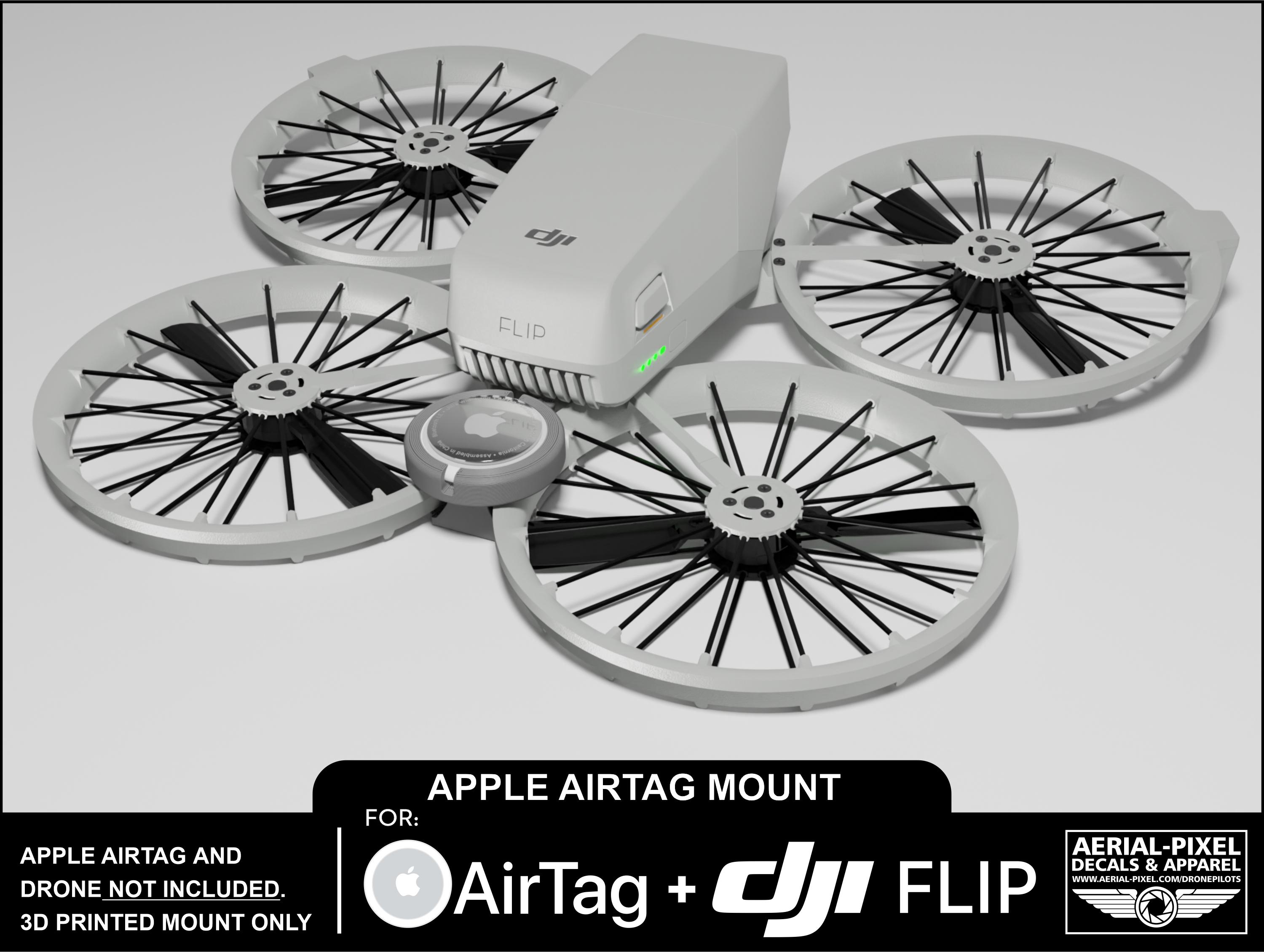 DJI Flip Apple AirTag Mount (airtag Not Included) - Etsy