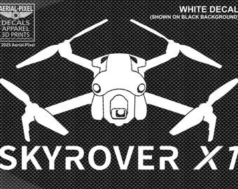 Skyrover X1 Case & Fahrzeug Aufkleber Drohne Sticker