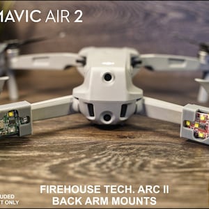 DJI Mavic Air 2 + Air 2S Strobe Light Mount for Flytron Strobon Cree, Firehouse Technology Dual, Arc II, Arc XL and Arc V