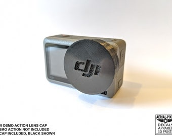 DJI OSMO Action 4, Action 3 or Action 1 Lens Cap Cover Flexible TPU 3D Printed