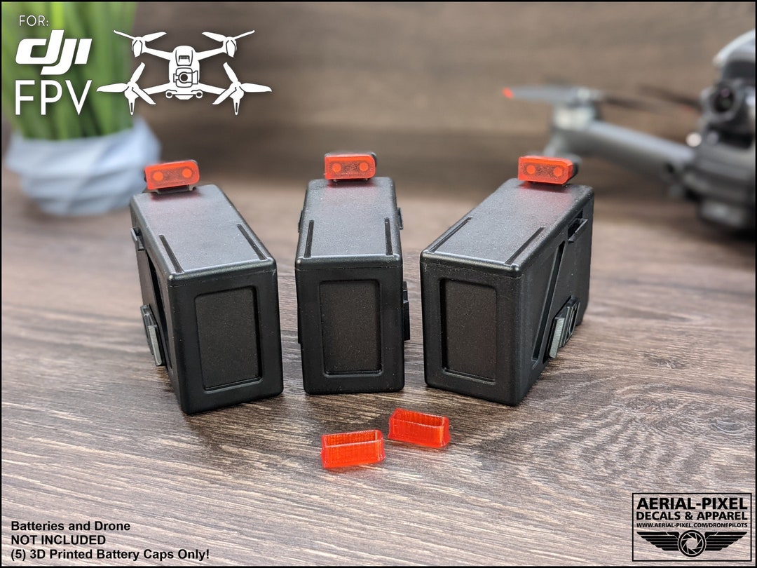 DJI FPV ドローン バッテリーカバー / キャップ フレキシブル 3D 