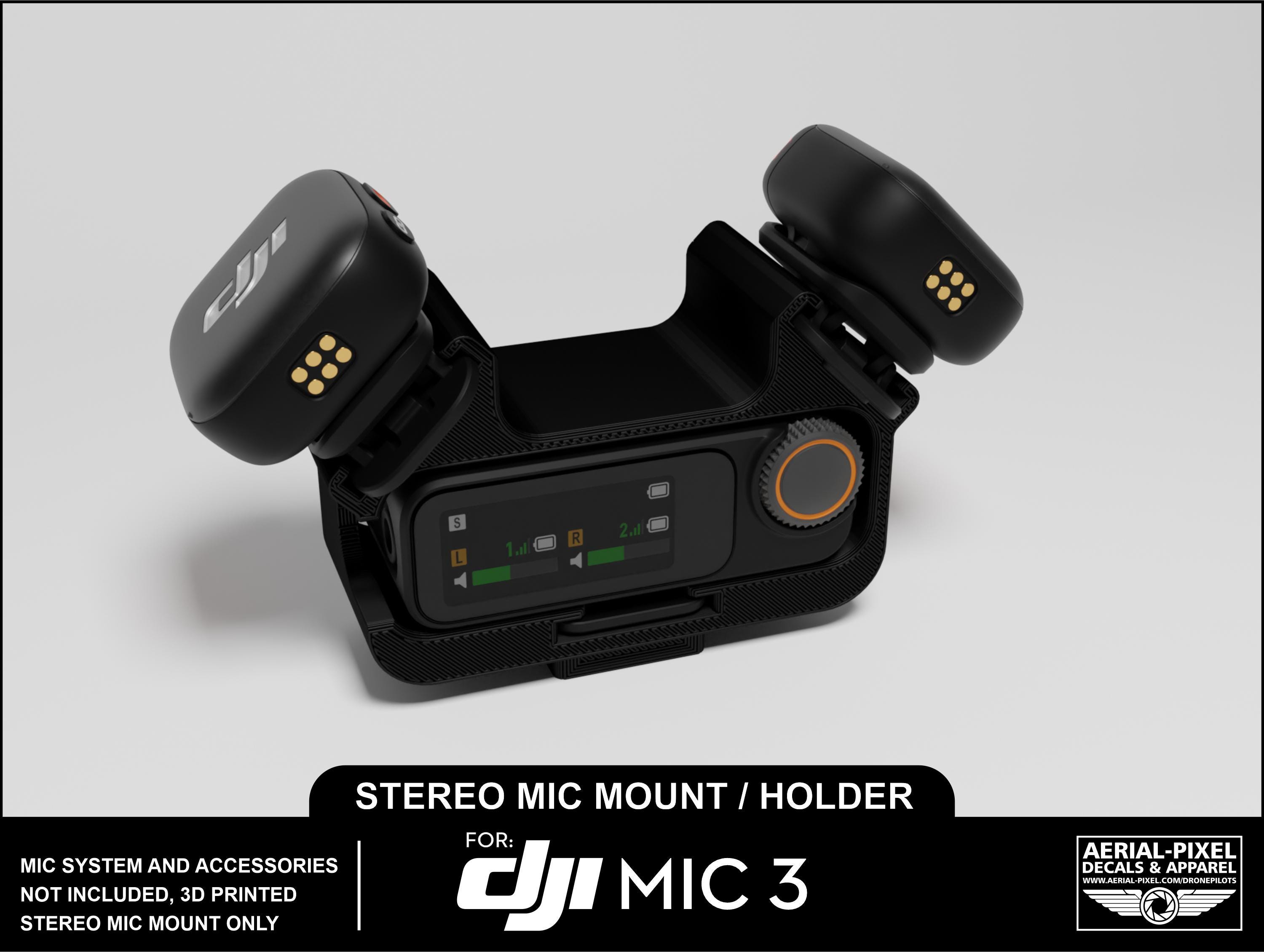 DJI Mic 3 および Mic 2 ステレオマイク用コールドシューマウント
