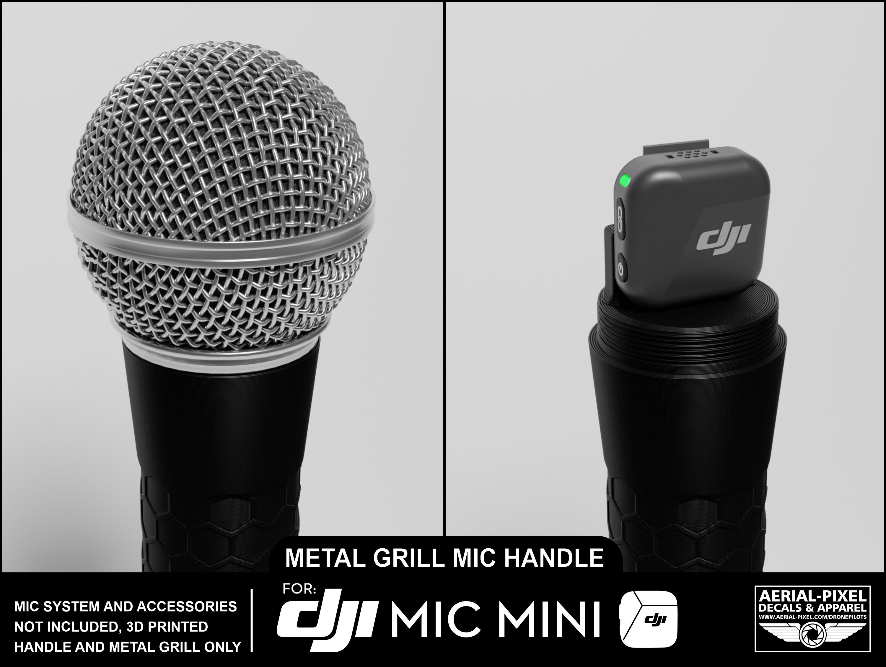 DJI Mic Mini Traditional Microphone Grip Interview Handle With