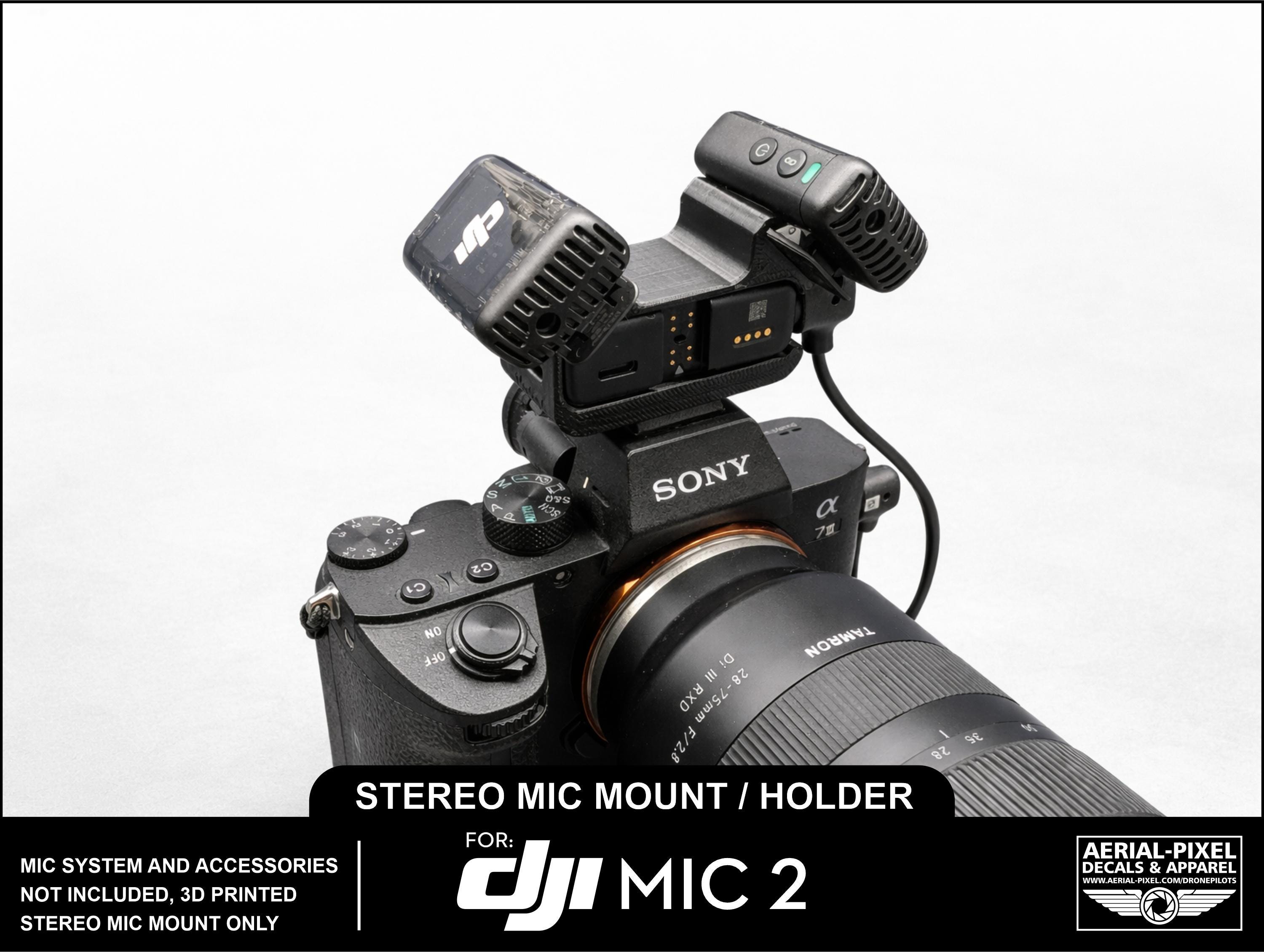 DJI Mic 3 および Mic 2 ステレオマイク用コールドシューマウント