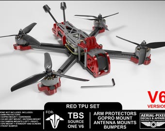 TBS Source One V6 DJI O4 Pro TPU Set - Choose From 10 Different Colors