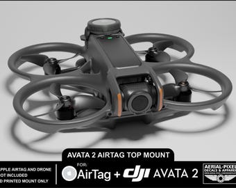 DJI Avata 2 Apple AirTag Top Mount (AirTag Nicht Enthalten)
