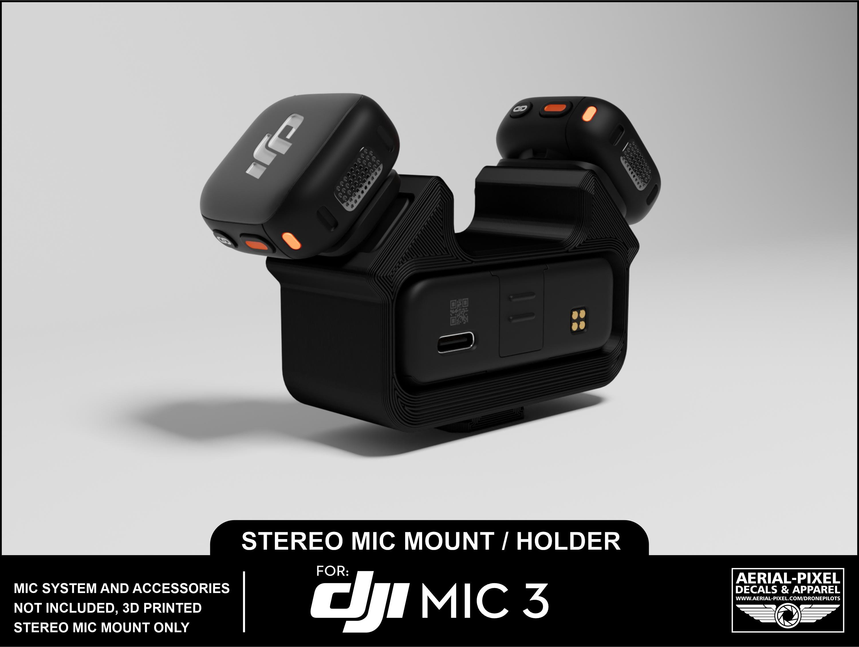 DJI Mic 3 および Mic 2 ステレオマイク用コールドシューマウント