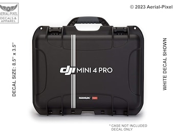 DJI Mini 4 Pro Hülle Aufkleber für Nanuk, Pelican, Go Professional und andere Drohnenhüllen