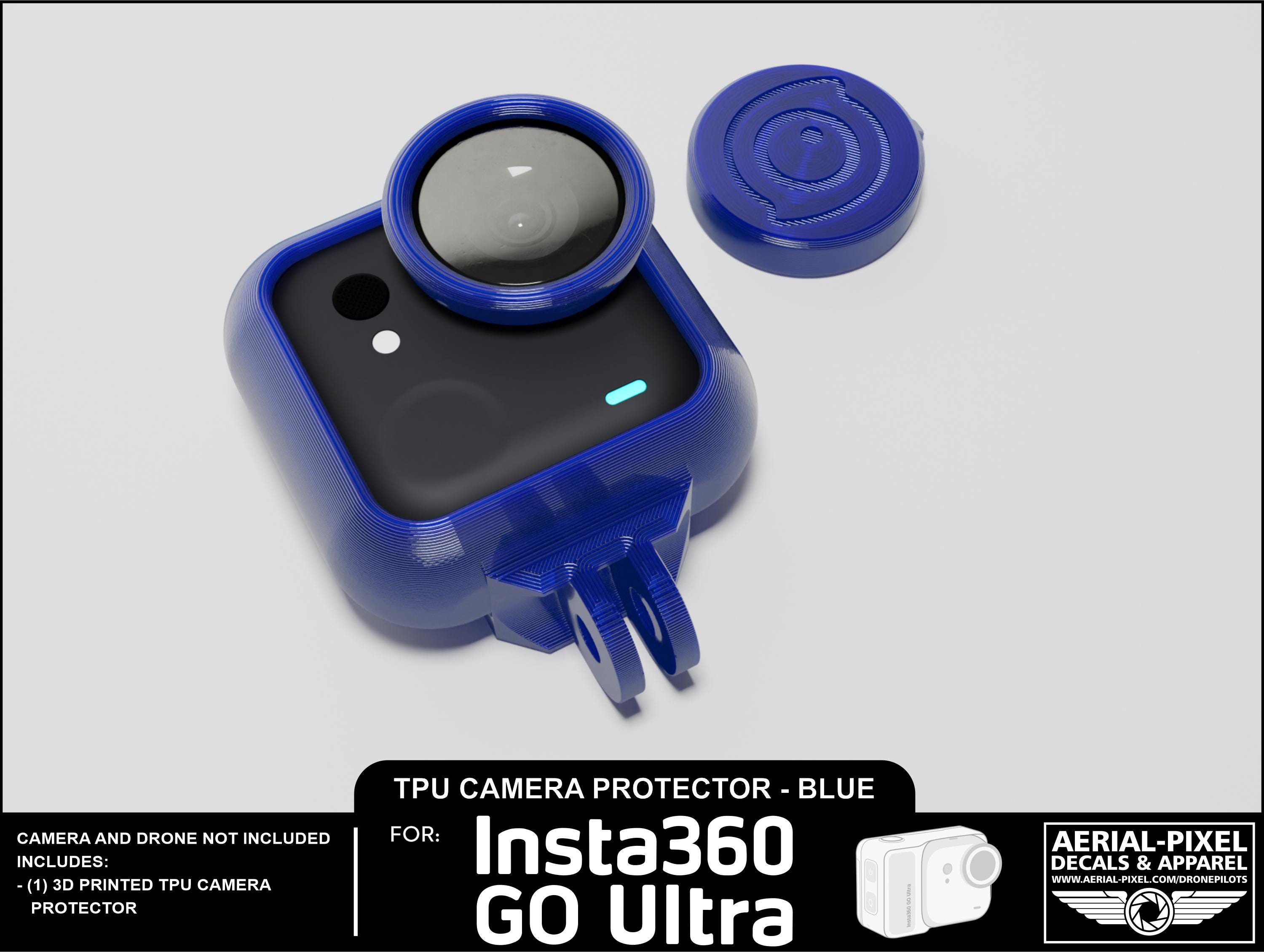 Protector De Lente Para Insta 360 GO Ultra - Cubierta De Vidrio Óptico, Instalación Giratoria