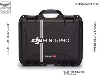DJI Mini 5 Pro Case Aufkleber Aufkleber für Nanuk, Pelican, Go Professional und andere Drone Cases