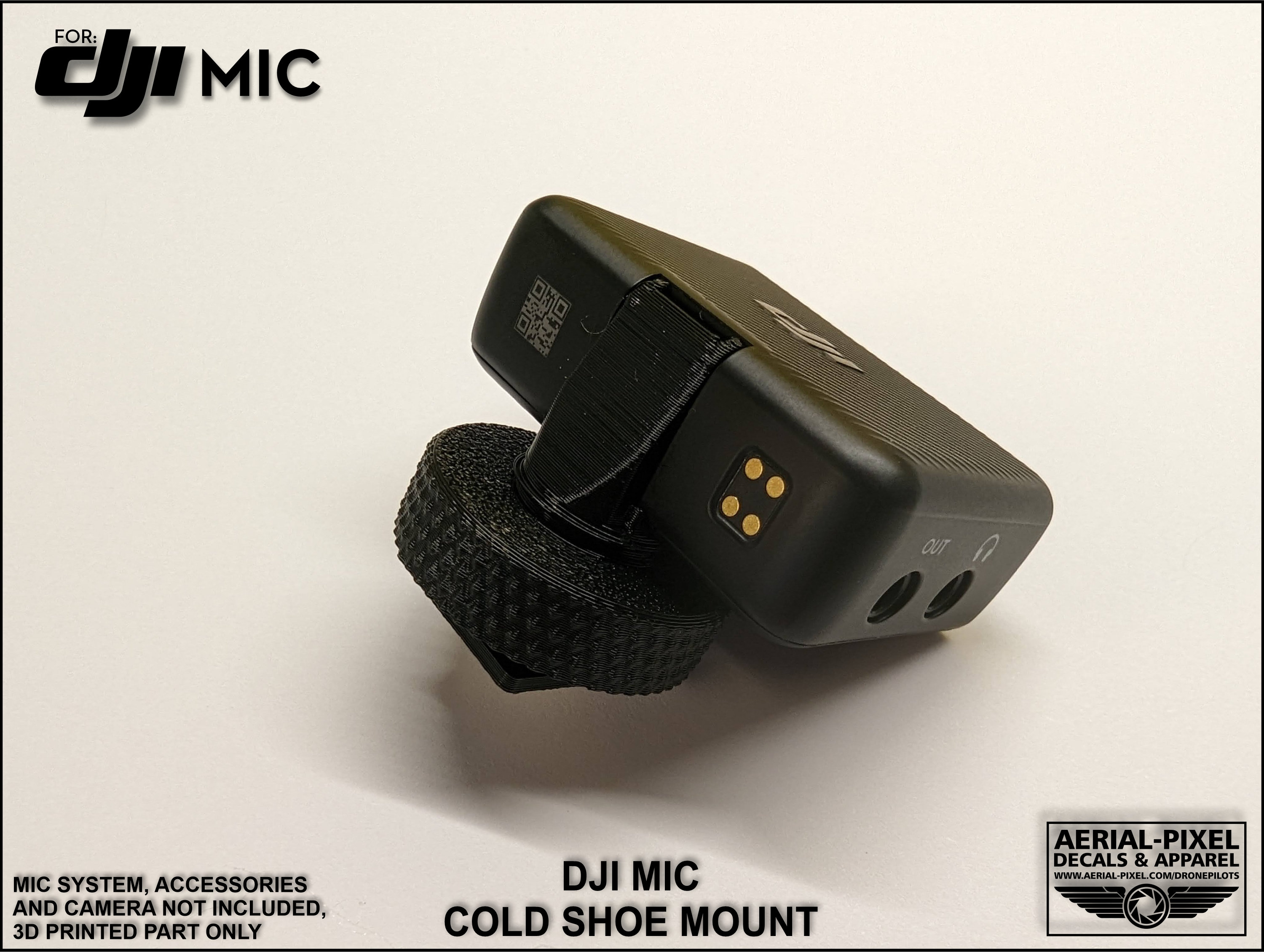 DJI Mic 2 または Mic 1 コールドシューマウント（三脚ネジ付き
