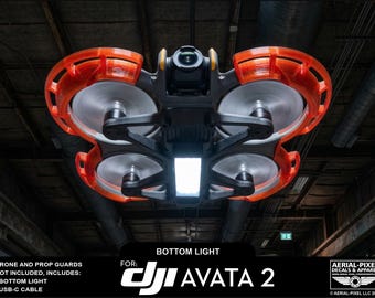 DJI AVATA 2 Tool-Less Tactical Bottom Light with Landing Gear Extensions