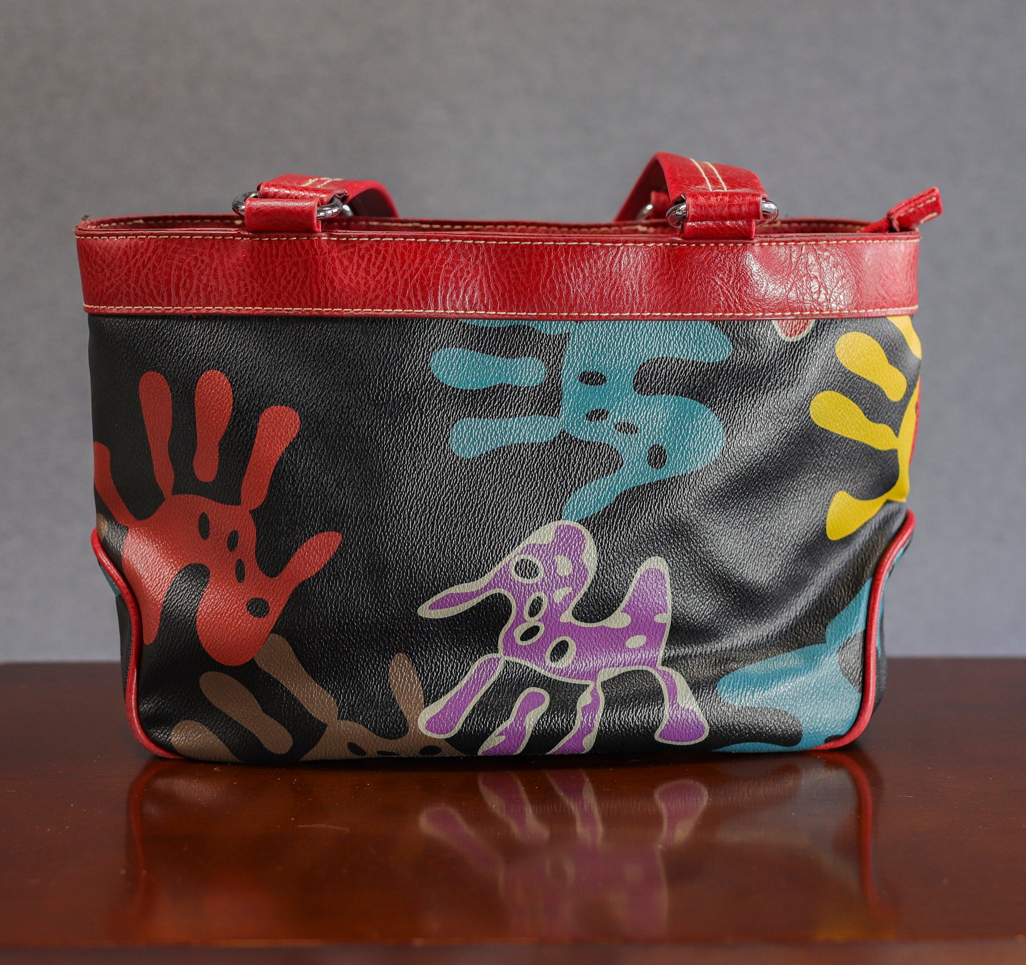 Buy Cute Little handprints Purse. Faux Leather Small Online in India 