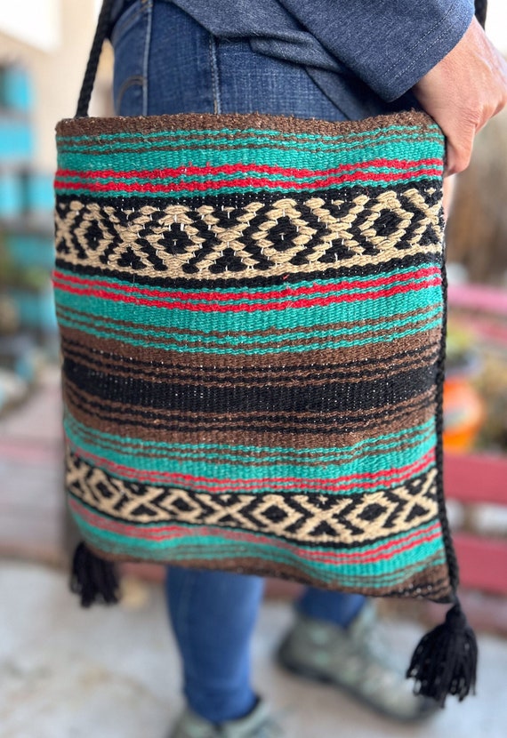Vintage Handmade Wool Southwest Boho, Native Ameri
