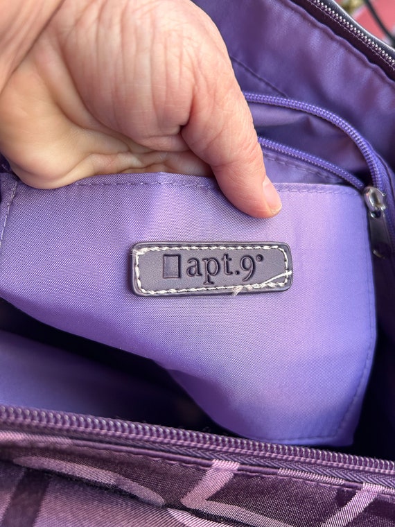 APT. 9 Purple Geometric Square Pattern, Apt. 9 Pu… - image 9