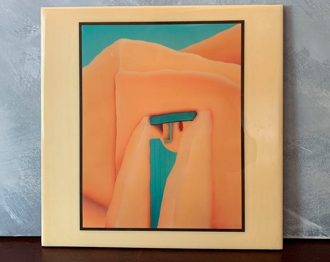 Large 12x12 Robert Arnold Art Tile, Southwest Style Native American