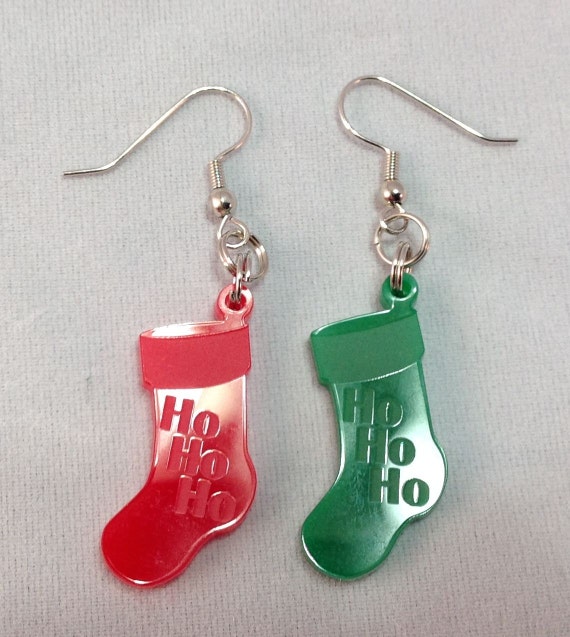 Holiday Stockings Earrings  Etsy