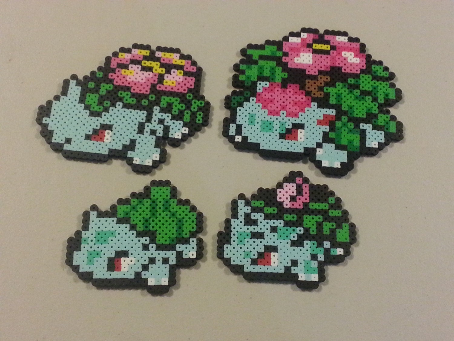 Bulbasaur Evolutions Bead Sprite Bulbasaur Ivysaur Etsy