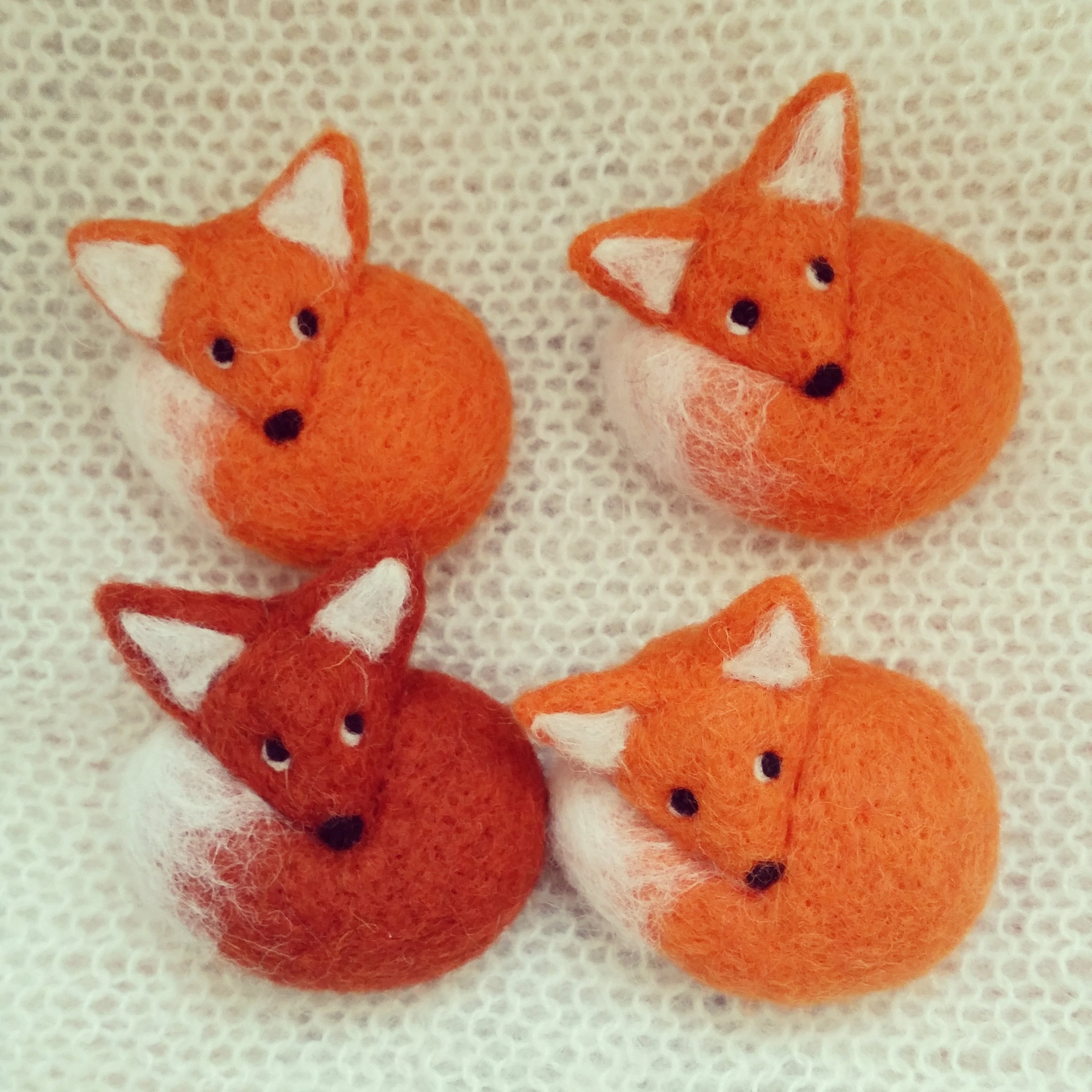 Needle Felt Fox Brooch / Ornament Tutorial Instructions PDF Etsy UK
