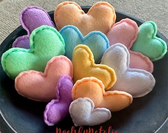 Candy Heart Felt Bowl Fillers