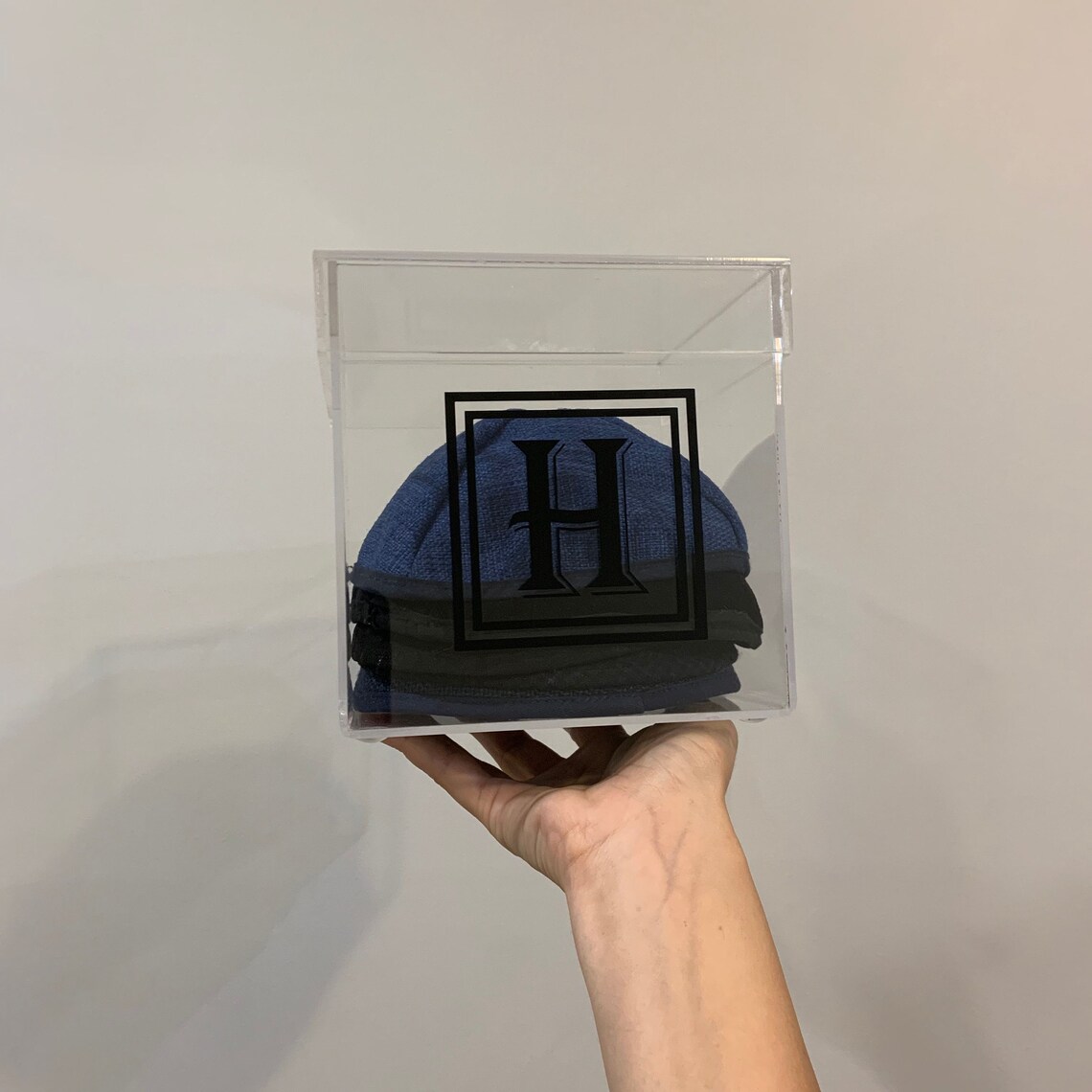 Monogramm Schachtel personalisierte Schleife Box Kippah Box | Etsy