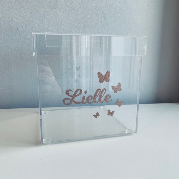 Modern Bow Box Organizer | Designer Bow Box | Storage Box | Accessories Box | Butterfly Box | Custom Bow Box | Personalized Bow Box